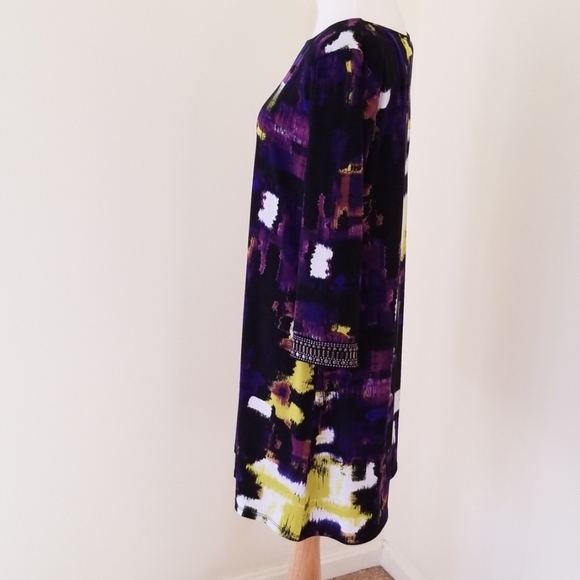 STYLE & CO Size XL Multi Combo Dress - Picture 2 of 7
